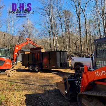 Docks Home Services - New Dump Trailer Services! - Plumbing Near Me