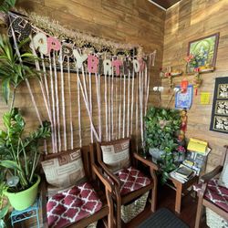 Sabaidee Thai Massage and Spa - Cute waiting area sets the tone with Thai decor and calming music