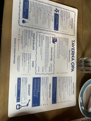 Menu photo 8 Taverna Opa Orlando Orlando, FL