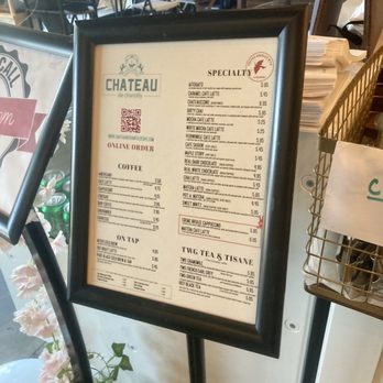 Chateau De Chantilly Cafe - Menu - Bakeries Near Me - Chantilly, Virginia