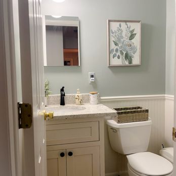 Inside Out Concierge - Half bath remodel 1 of 2 - Painters Near Me Inside Out Concierge - Half bath remodel 1 of 2 - Painters Near Me