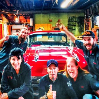 Auto Interior Designs - Robbie Wilson business owner ( center) I'm on the left ( hair guy) ...and his great crew. - Auto Upholstery Near Me - Metairie, Louisiana