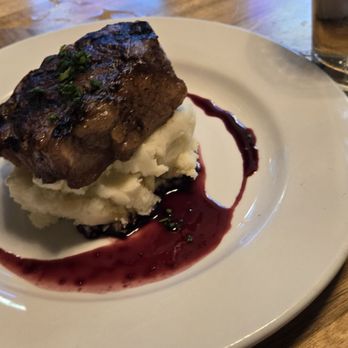 Circa 1800 - Manhattan steak, boursin mashed potatoes, wine reduction sauce - Bars Near Me - Fayetteville, North Carolina
