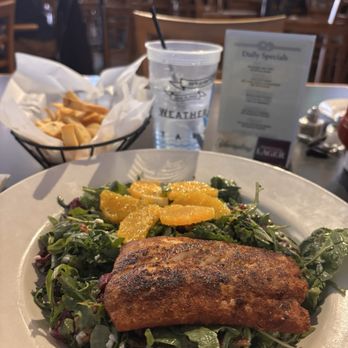 Weather Mark Tavern - NEW Kale cranberry salad with mahi mahi - Pubs Near Me - Chicago, Illinois Weather Mark Tavern - NEW Kale cranberry salad with mahi mahi - Pubs Near Me - Chicago, Illinois
