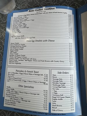 Menu photo 2 Judy's Cafe Anchorage, AK