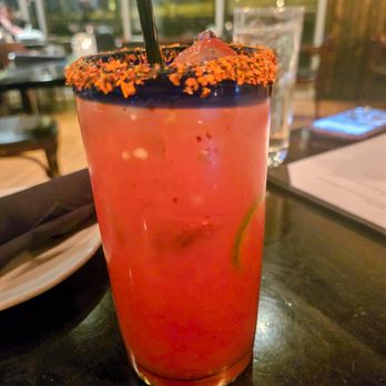 Solanos Bar and Grill - Margarita with Prickly Pear - Tarty to begin with but additional shot did the trick ! - Bars Near Me - Palm Desert, California Solanos Bar and Grill - Margarita with Prickly Pear - Tarty to begin with but additional shot did the trick ! - Bars Near Me - Palm Desert, California