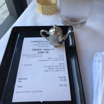 Cambridge Tea House - Cute little kettle as a paperweight! Check out how much I paid! As I mentioned, a bit pricey - Breakfast & Brunch Near Me - Marble Cliff, Ohio