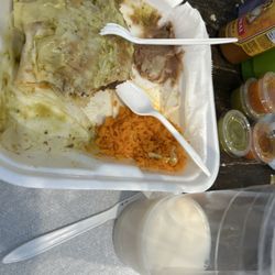 Sparky's Diner - Barbacoa Burrito combo. So good
