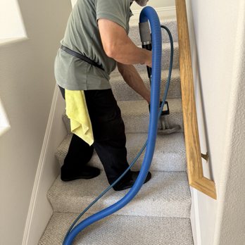 8 Services Carpet Cleaning - Sam doing his work meticulously. - Carpet Cleaning Near Me - Fullerton, California