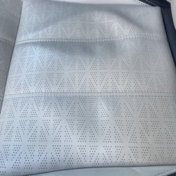 European & American Auto Upholstery - Land Rover - Range Rover Upholstery repair! Leather seat (sagging, dent/indentations, wrinkles) repair using a heat gun.
