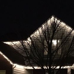The Light Before Christmas - Roofline gables, 2 stories
