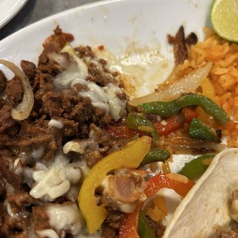 Big Taco and Seafood - Alambre steak and bacon.  Delicious - Mexican Near Me - McKinney, Texas