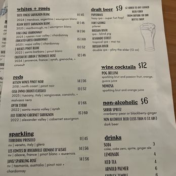 Cordial Cellar + Lounge - Drink selection - Wine Bars Near Me - Castro Valley, California
