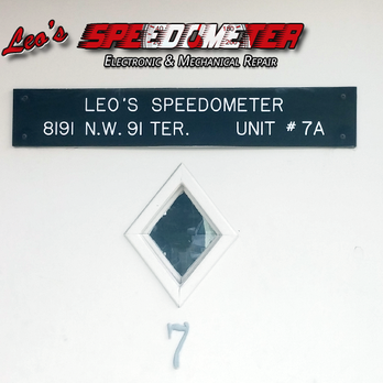 Leo's Speedometer - Our front door. - Auto Repair Near Me - Medley, Florida Leo's Speedometer - Our front door. - Auto Repair Near Me - Medley, Florida