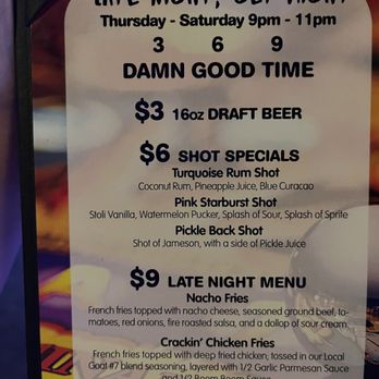 The Pickled Goat Bar & Grill - Late Night Specials - Cocktail Bars Near Me - New Baltimore, Michigan The Pickled Goat Bar & Grill - Late Night Specials - Cocktail Bars Near Me - New Baltimore, Michigan
