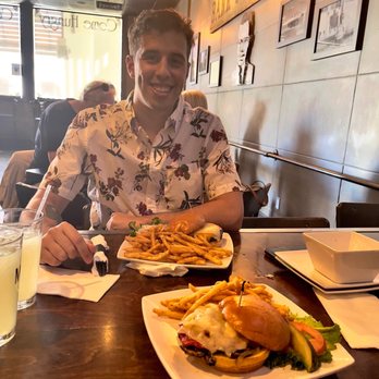 The Dillinger - Portabello Mushroom Burger and Fries - Bars Near Me - Boulder City, Nevada