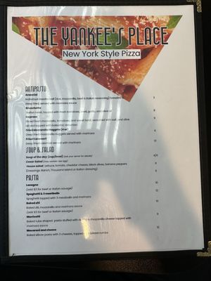 Menu photo 1 The Yankee’s Place Leakey, TX Menu photo 1 The Yankee’s Place Leakey, TX