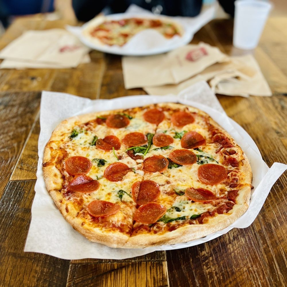 MOD Pizza - Pepperoni and Spinach Pizza - Fast Food Near Me - San Antonio, Texas MOD Pizza - Pepperoni and Spinach Pizza - Fast Food Near Me - San Antonio, Texas