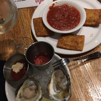 Angelo’s Taverna - $1 oysters during happy hour and $5 toasted ravioli very good marinara - Italian Near Me - Denver, Colorado Angelo’s Taverna - $1 oysters during happy hour and $5 toasted ravioli very good marinara - Italian Near Me - Denver, Colorado