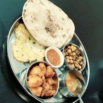 Garleek Kitchen - Breakfast combo with omelette and roti - Asian Fusion Near Me - Toronto, Ontario