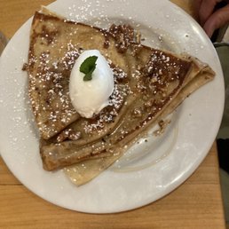goat cheese and honey crepe goat cheese and honey crepe