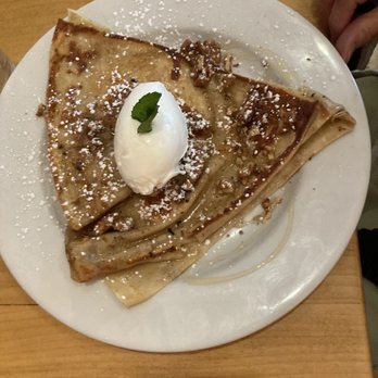 Rustic Roots - goat cheese and honey crepe - Breakfast & Brunch Near Me - Shelburne, Vermont