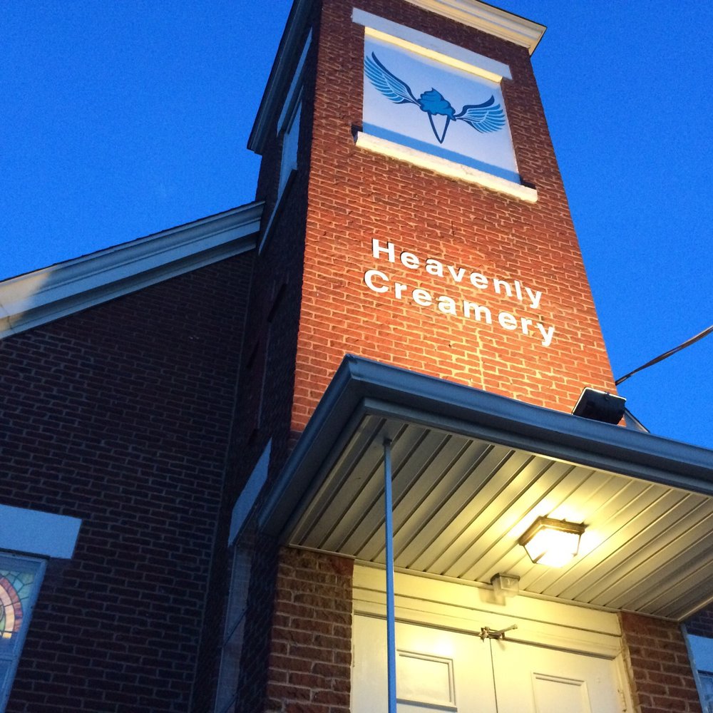 Heavenly Creamery - This place is a very cool converted old brick church. - Ice Cream & Frozen Yogurt Near Me - Conneaut, Ohio Heavenly Creamery - This place is a very cool converted old brick church. - Ice Cream & Frozen Yogurt Near Me - Conneaut, Ohio