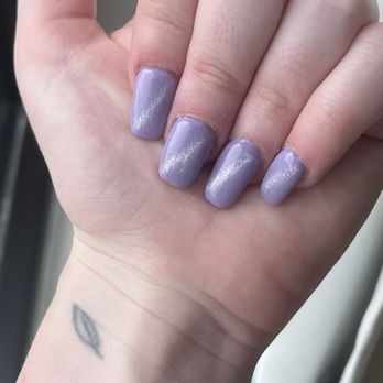 Relaxation Nail & Spa - Lavender Cat's Eye Full Set - Nail Salons Near Me - Franklin, Tennessee