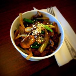 Lunch special beef bowl.