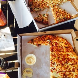 Pizza Shack - Could not wait to devour this deliciousness!!!! Garlic fingers and pizza!!! Yumm!!!