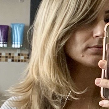 Avenue Salon Beauty & Spa - Before: blond highlights with layers. - Hair Salons Near Me - Plano, Texas Avenue Salon Beauty & Spa - Before: blond highlights with layers. - Hair Salons Near Me - Plano, Texas