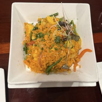 Morgan's Mango - Morgan's vegetarian coconut paella - Seafood Near Me - Saint John, Virgin Islands