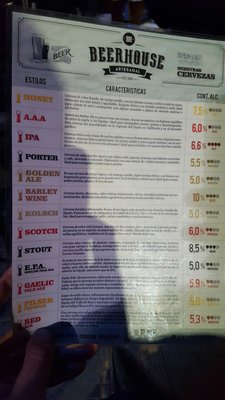 Menu photo 2 Beerhouse Buenos Aires, C
