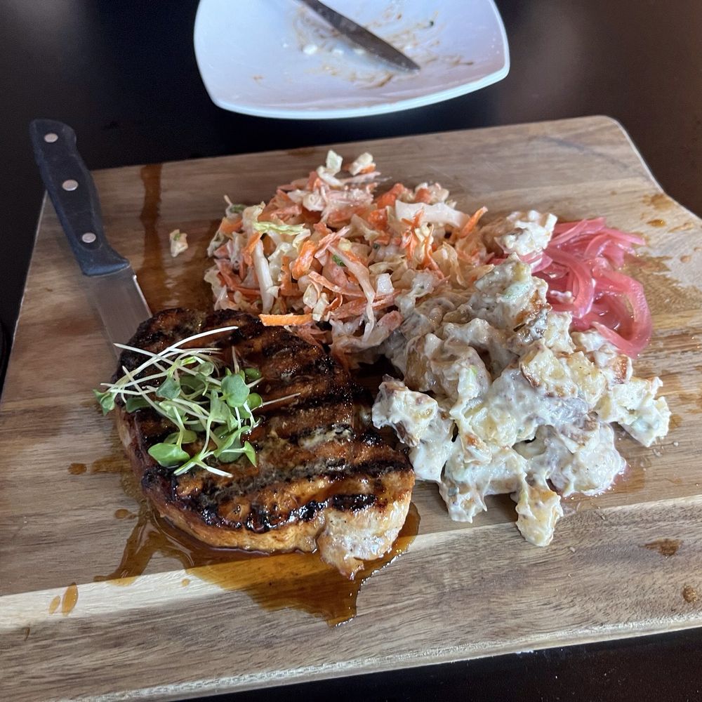Perfect Pair Sips & Boards - Maple Bourbon Pork Loin, potato salad and cole slaw - Wine Bars Near Me - Georgetown, Texas Perfect Pair Sips & Boards - Maple Bourbon Pork Loin, potato salad and cole slaw - Wine Bars Near Me - Georgetown, Texas