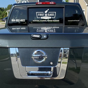 First Class Painting - First Class Painting's truck. - Painters Near Me - Chesterfield, Virginia First Class Painting - First Class Painting's truck. - Painters Near Me - Chesterfield, Virginia