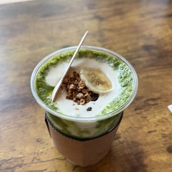 Mori’s - banana cream matcha!!! 10/10 sooo creamy !!! - Coffee & Tea Near Me - Irvine, California Mori’s - banana cream matcha!!! 10/10 sooo creamy !!! - Coffee & Tea Near Me - Irvine, California