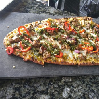 Topgolf - Steak flatbread - New American Near Me - Overland Park, Kansas Topgolf - Steak flatbread - New American Near Me - Overland Park, Kansas