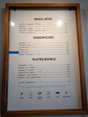 Menu photo 1 Local Tide Seattle, WA
