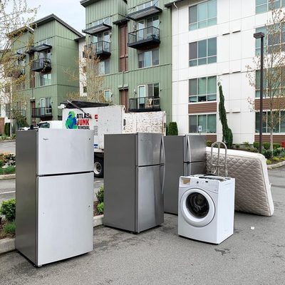 Appliance Removal - We recycle as much as 60-75% of our collections. This includes electronic wastes which are harmful to the environment, making them difficult to throw away. If we find fully functional items in our collection of repurposed materials, we donate them to charities.
As for wastes, we have procedures to ensure that they will be properly managed. We also segregate the green wastes from others, and make sure they’re all used properly in composts.
We supply the people’s demand for proper waste management. Our purpose is to help everyone, and that’s why we’re ready to give free estimates for our services. So feel free to give us a call or send us a message via our contact form so we can assist you with getting rid of your old items and wastes.
Reclaim Your Space with Atlas Junk Removal, LLC. Appliance Removal - We recycle as much as 60-75% of our collections. This includes electronic wastes which are harmful to the environment, making them difficult to throw away. If we find fully functional items in our collection of repurposed materials, we donate them to charities.
As for wastes, we have procedures to ensure that they will be properly managed. We also segregate the green wastes from others, and make sure they’re all used properly in composts.
We supply the people’s demand for proper waste management. Our purpose is to help everyone, and that’s why we’re ready to give free estimates for our services. So feel free to give us a call or send us a message via our contact form so we can assist you with getting rid of your old items and wastes.
Reclaim Your Space with Atlas Junk Removal, LLC.