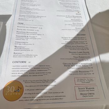 Bistro Don Giovanni - Menú - Italian Near Me - Napa, California