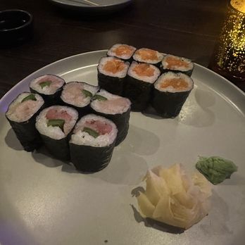 Takara 14 - Yellowtail w/ jalapeño Salmon roll - Japanese Near Me - Washington, DC, District of Columbia Takara 14 - Yellowtail w/ jalapeño Salmon roll - Japanese Near Me - Washington, DC, District of Columbia