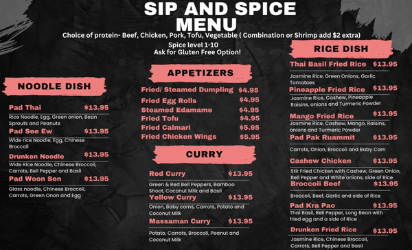 Sip and Spice by null