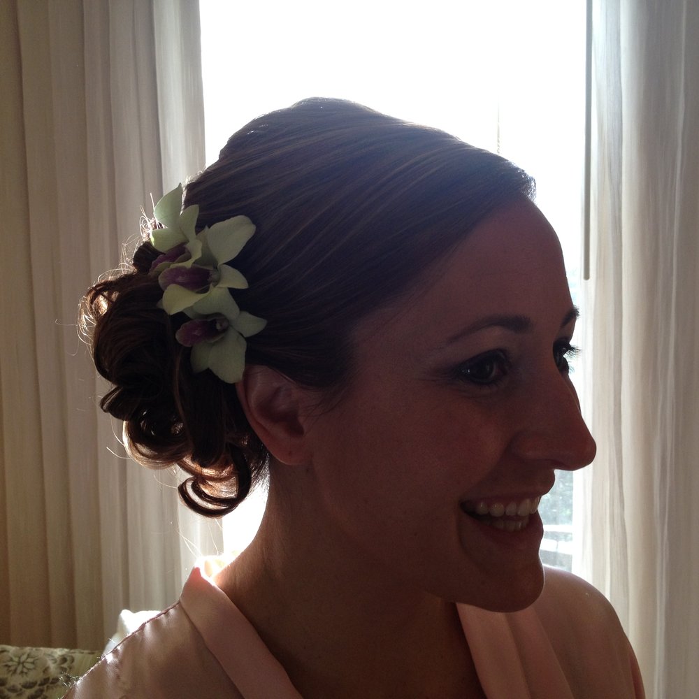 Getting ready for the big day with a lot of help from Andrea. Loved my bridal hair. Thank you! Getting ready for the big day with a lot of help from Andrea. Loved my bridal hair. Thank you!