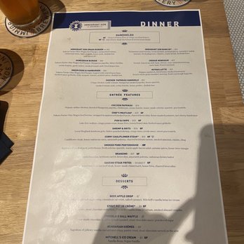 Immigrant Son Brewery - Dinner Menu - Breweries Near Me - Lakewood, Ohio