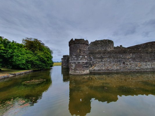 Beaumaris Castle by null
