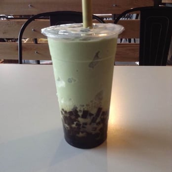 Oasis Tea Zone - Matcha Blast with tapioca and coffee jelly - Coffee & Tea Near Me - Seattle, Washington Oasis Tea Zone - Matcha Blast with tapioca and coffee jelly - Coffee & Tea Near Me - Seattle, Washington