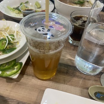 What The Pho - Lychee sweet tea - Vietnamese Near Me - Plano, Texas