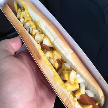 Sonic Drive-In - Foot long Coney Hot Dog with Mustard and Onions. - Burgers Near Me - Norfolk, Virginia