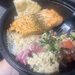 Grilled Salmon Plate