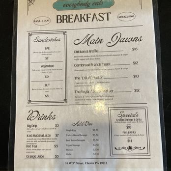 Everybody Eats - Burgers Near Me - Chester, Pennsylvania